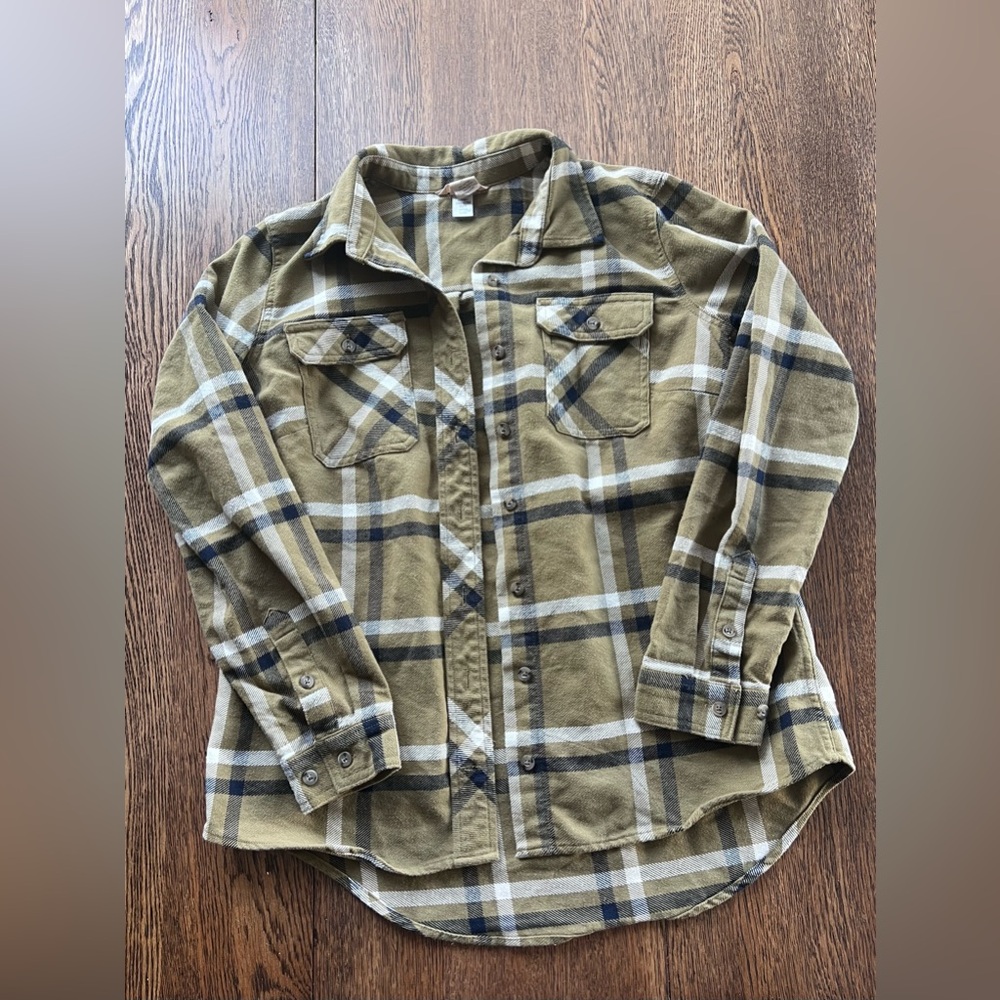 Duluth women’s flannel green medium